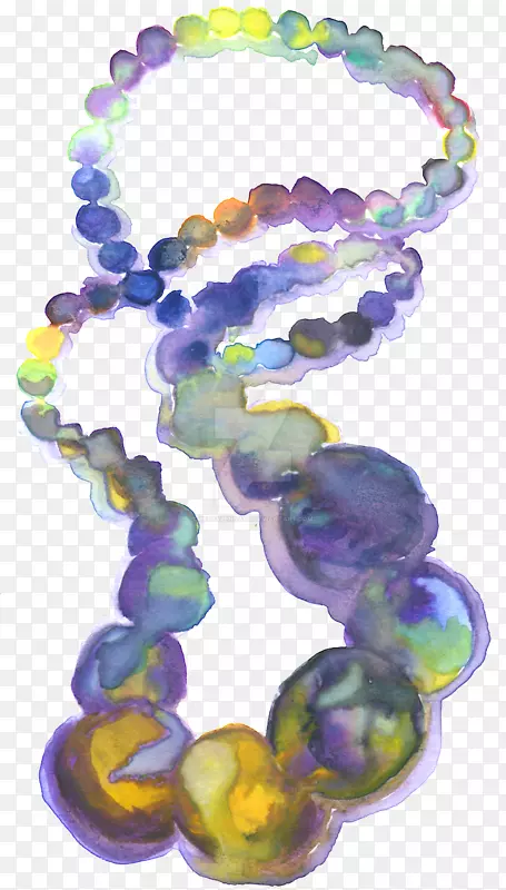 紫水晶珠项链体饰项链