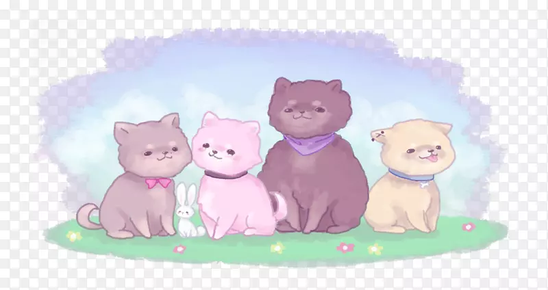 小猫猪猫粉红小猫