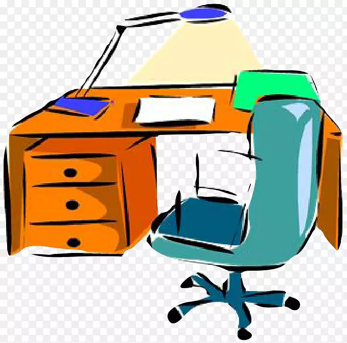 家具bürom bel书桌剪贴画-设计