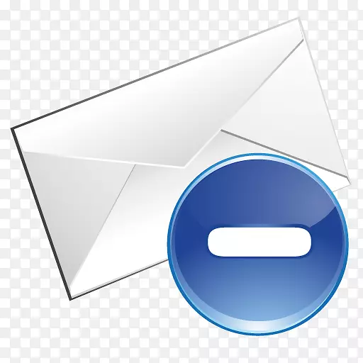 电脑图标蓝色电子邮件-电子邮件