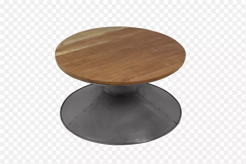 咖啡桌木制金属桌