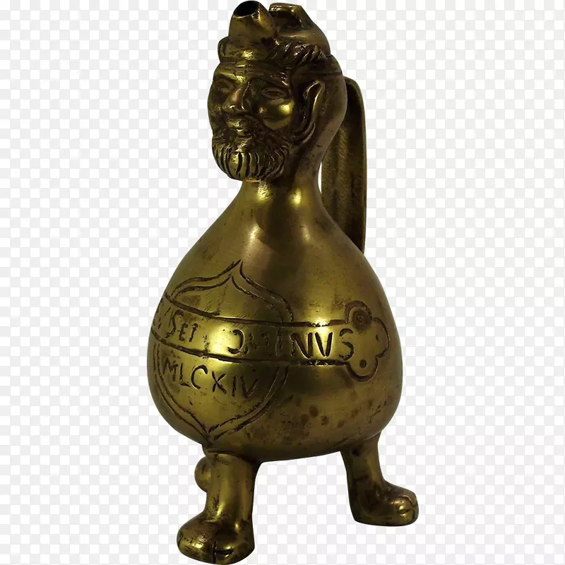 水族铜青铜水壶雕塑.黄铜