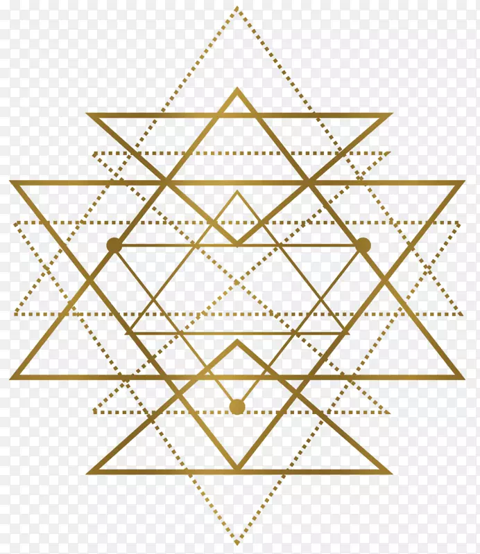 三角形神圣几何符号-三角形