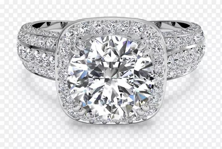 订婚戒指钻石纸牌结婚戒指-钻石