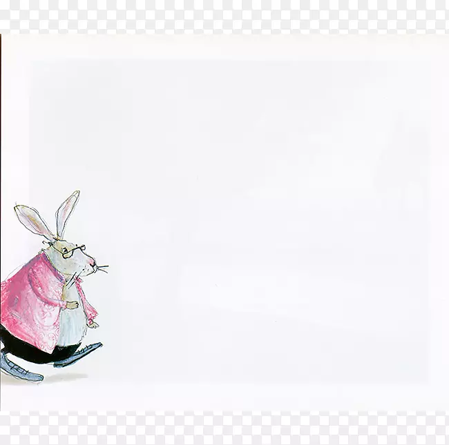 粉红m鞋-白兔爱丽丝