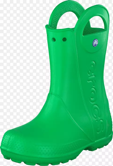 惠灵顿靴鳄鱼绿色雨靴