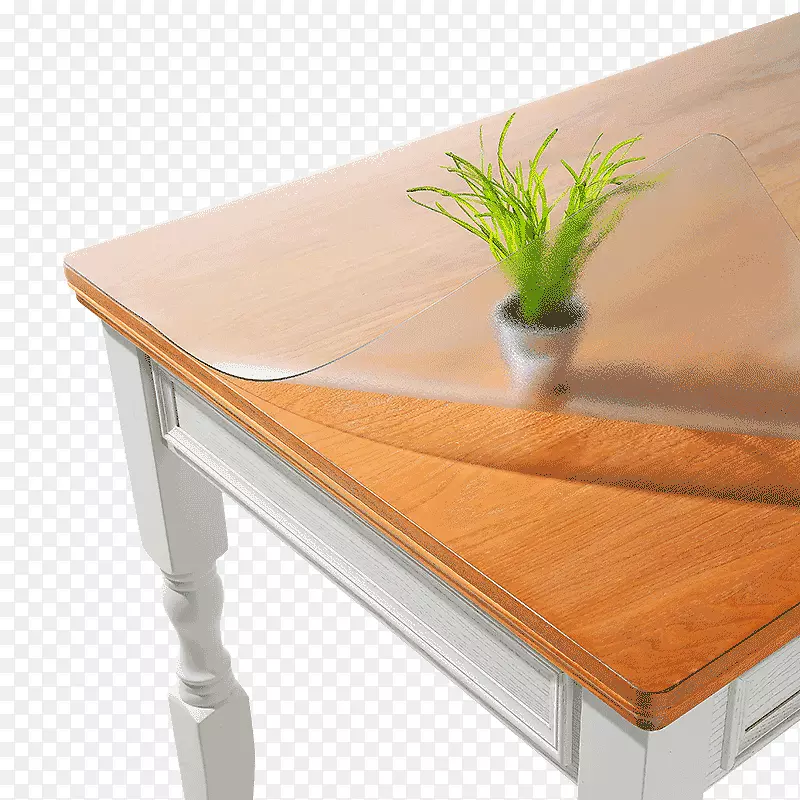咖啡桌，木材染色角家具.