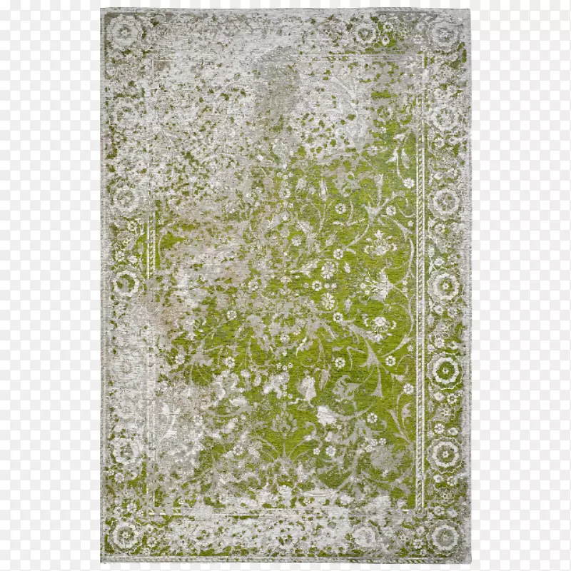 波斯地毯绿色拼贴地毯