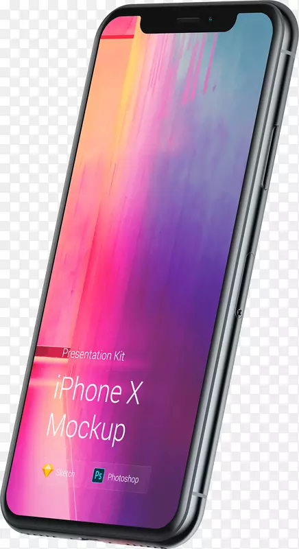 特色手机智能手机iphone x模型-智能手机