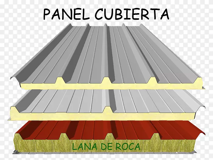 结构绝缘板夹层板屋顶建筑工程金属板