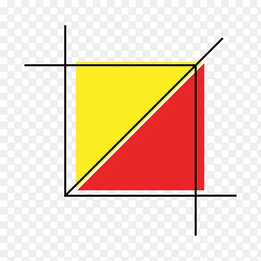 三角形计算机图标收获区域-三角形