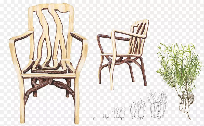 椅子家具树设计师-椅子