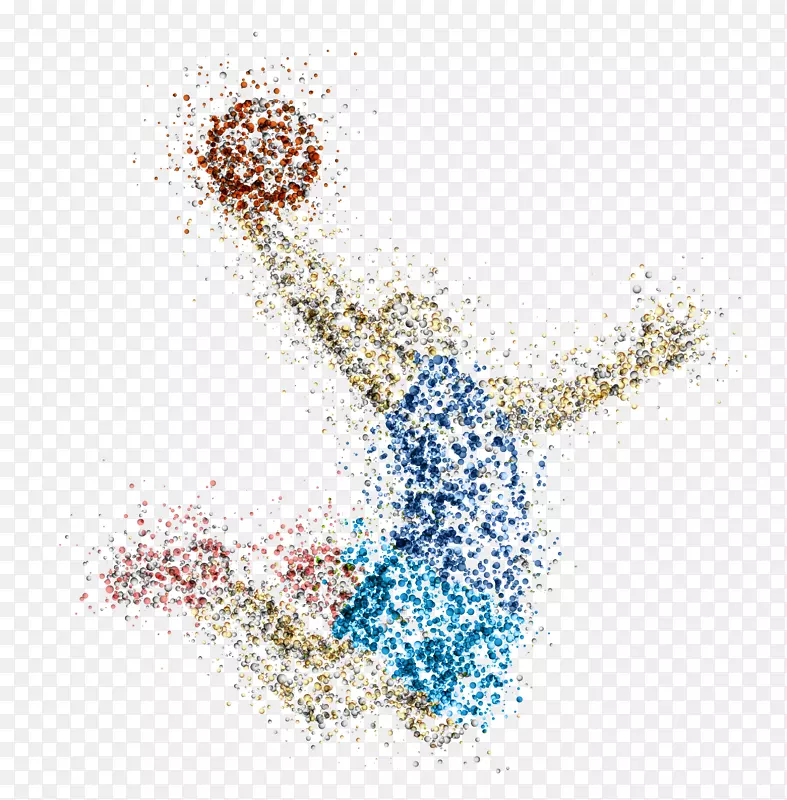 篮球运动员扣篮壁画运动-篮球