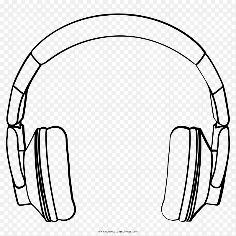 耳机画助听器夹艺术.耳机