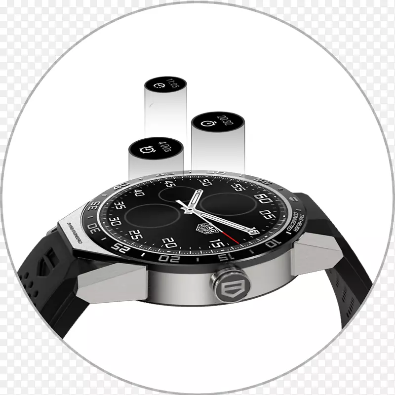 智能手表标签Heuer连接的时钟表