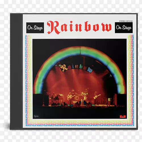 在舞台上，里奇·布莱克摩尔的彩虹摇滚乐升起-里奇·布莱克莫尔的彩虹