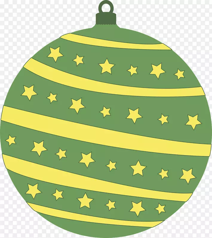 圣诞树球体剪贴画-圣诞树