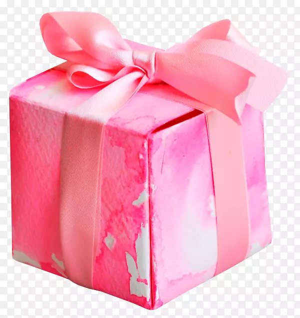 粉色彩带礼物颜色-礼物
