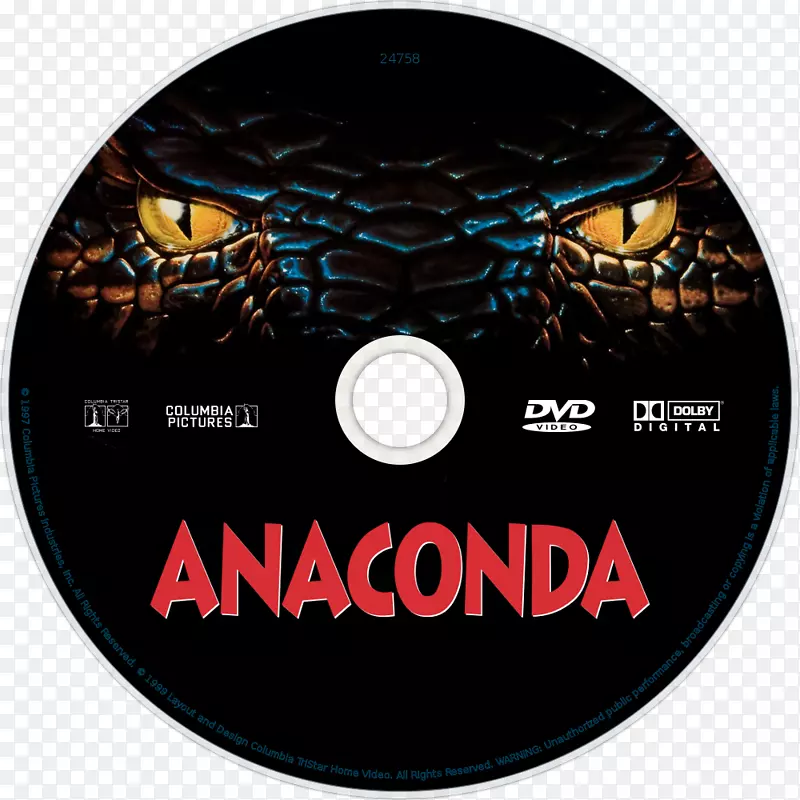 Anaconda电影海报流媒体-封面dvd