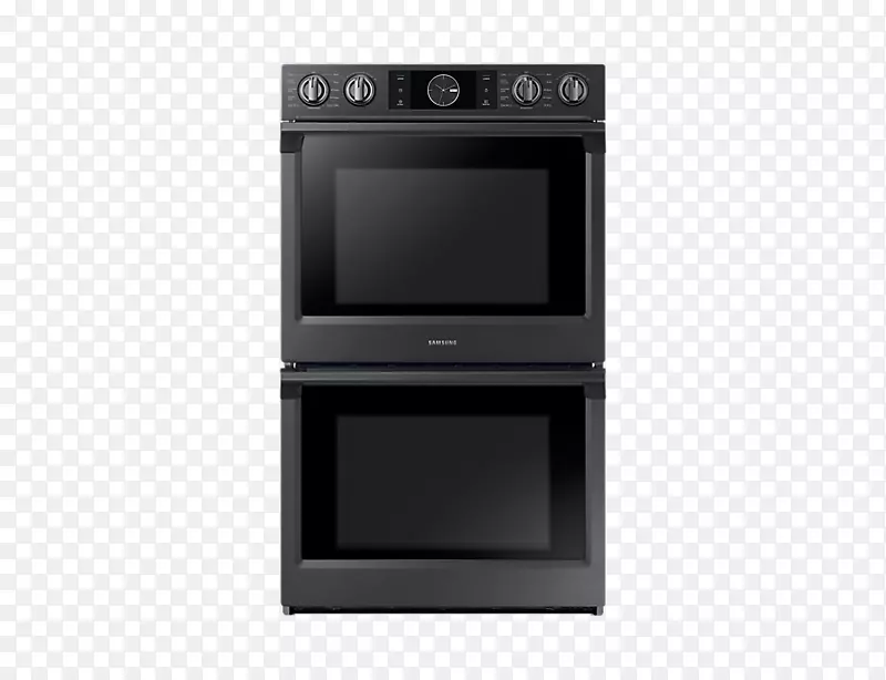 三星-30“双壁烤箱-黑色不锈钢nv51k6650d三星30”双壁烤箱对流炉烹饪范围.对流烤箱