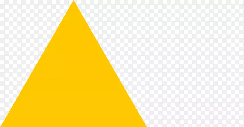 黄色等边三角形-三角形