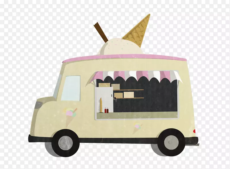 汽车设计汽车-冰淇淋车