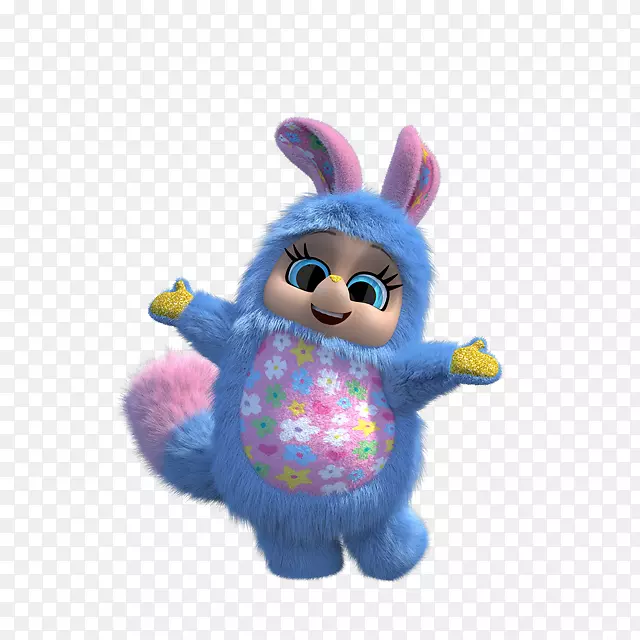 毛绒动物&可爱的玩具复活节兔子-莱克西美女