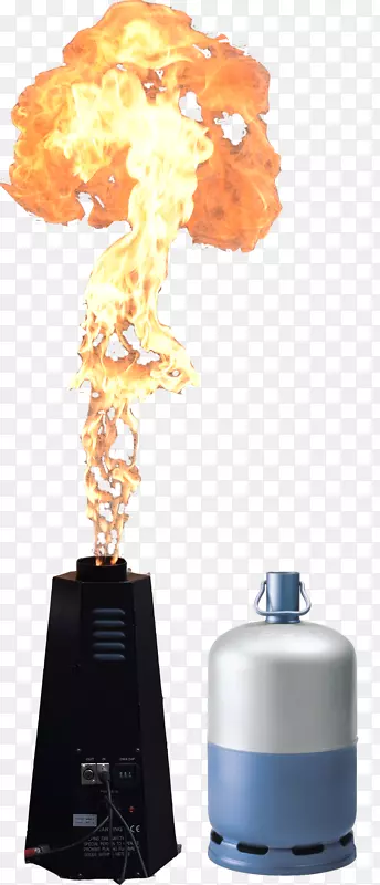 气瓶丁烷液化石油气火焰