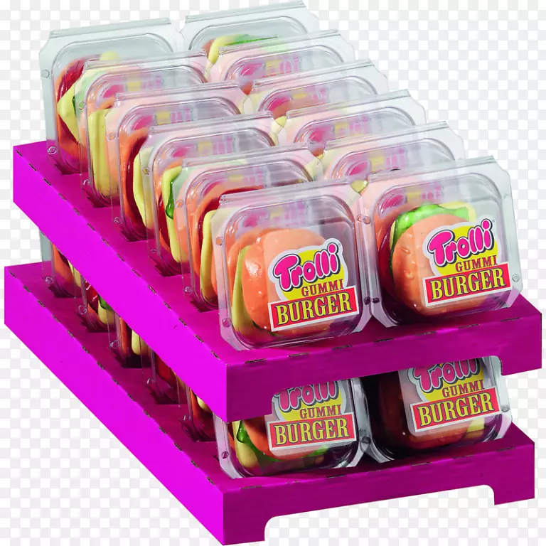 Gummi糖果滑块汉堡包车-糖果