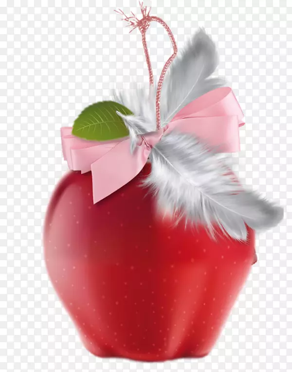 水果苹果草莓剪贴画-苹果