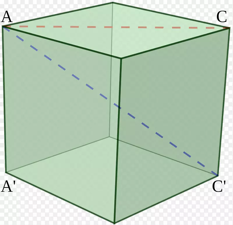 空间对角线面对角超立方体