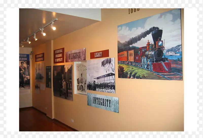火车展示广告海报展览现代艺术列车