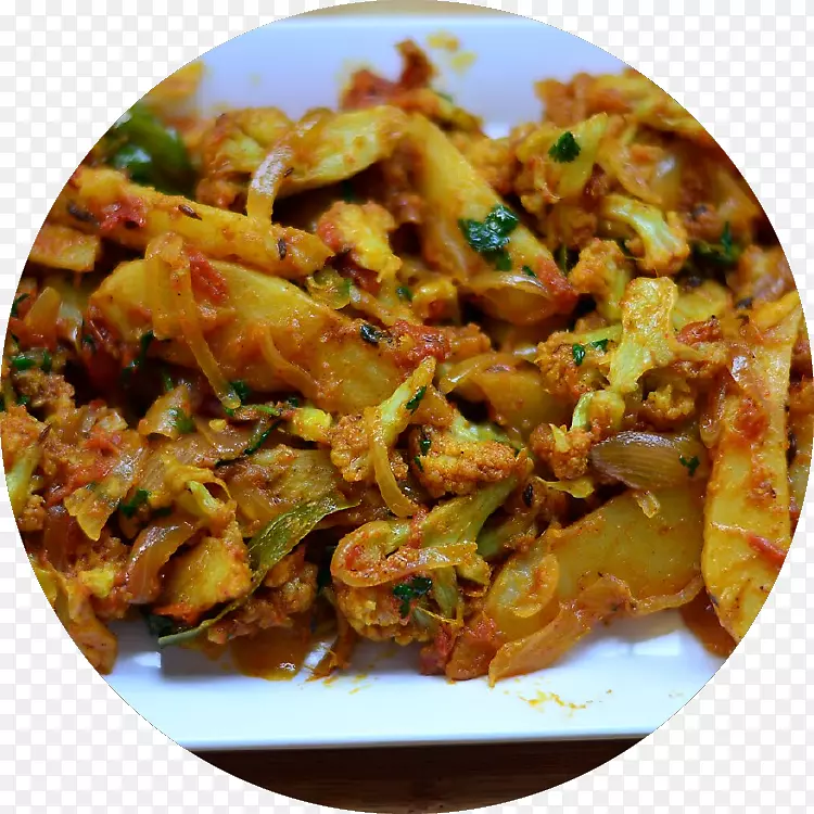 Pakora aloo Gobi印度料理马塔尔帕尼尔素食菜谱花椰菜