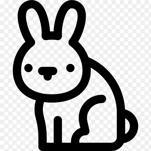 欧洲兔家兔复活节兔子剪贴画-兔子