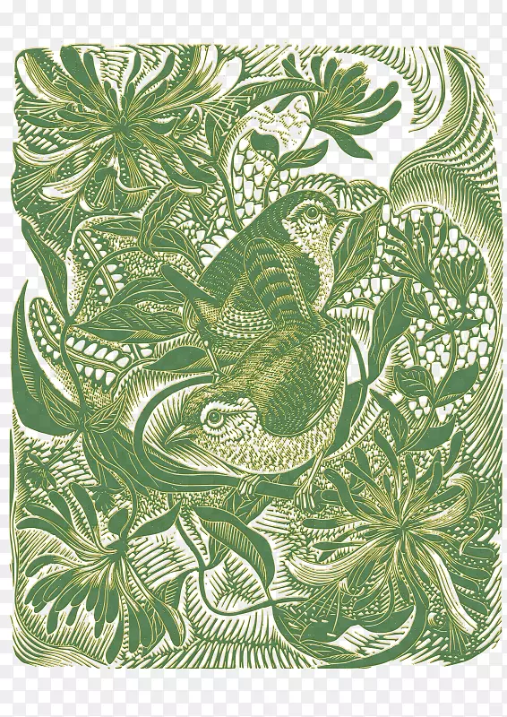 英国木刻.1900年-1950年印刷剪贴画.Forrest