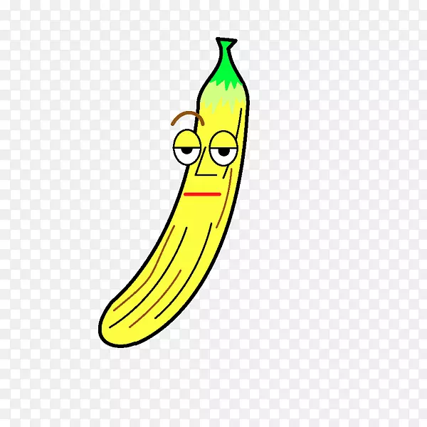 香蕉果树线剪贴画-香蕉