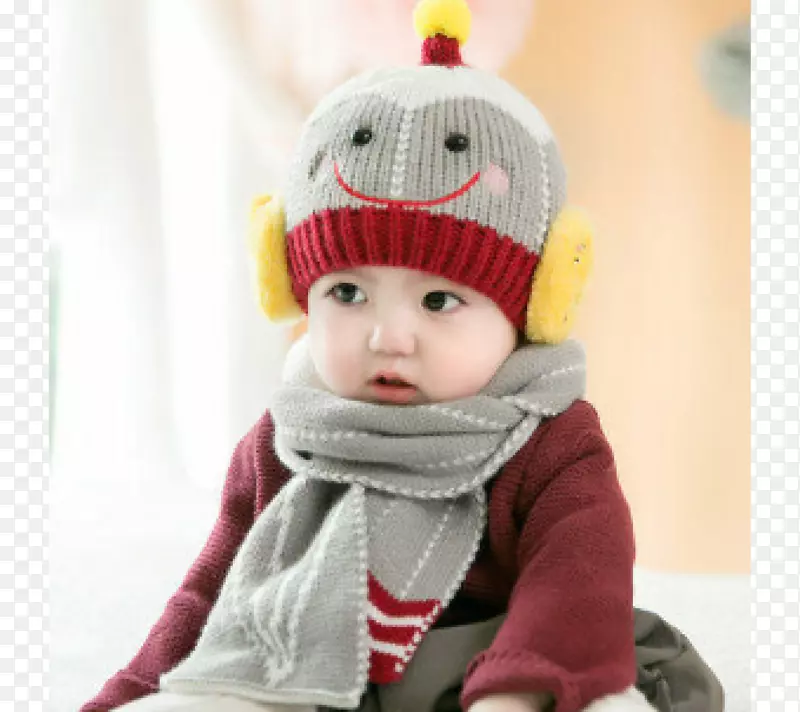 帽子，羊毛，针织帽，儿童围巾-帽子