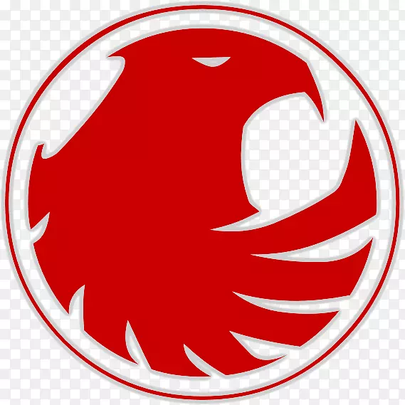 红色由SFR标志剪辑艺术-亚特兰大老鹰标志