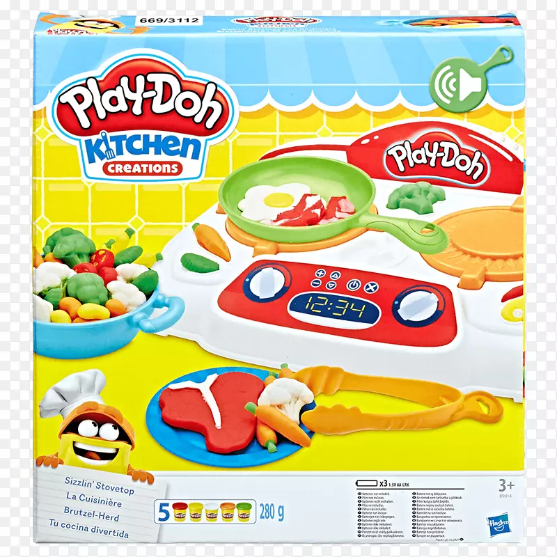 游戏-doh厨房玩具烹饪范围孩之宝-厨房