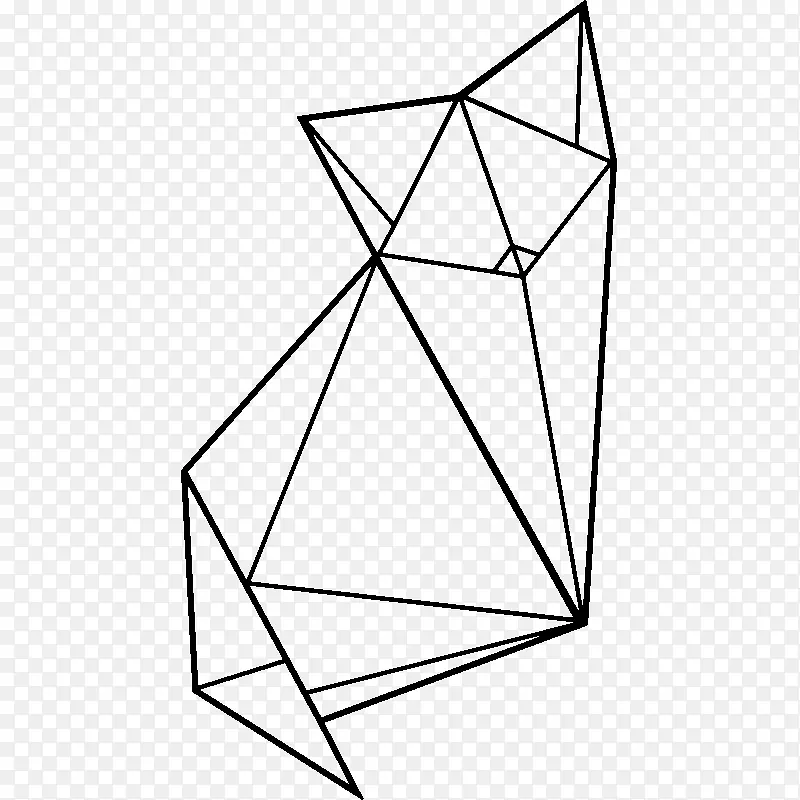 贴纸三角折纸.com图案-三角形
