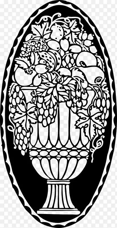 水果色拉剪贴画.柑橘类水果饰品