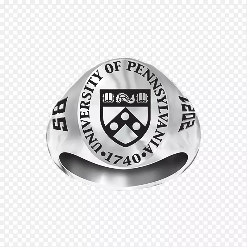 宾夕法尼亚大学银身珠宝徽章-宾州大学
