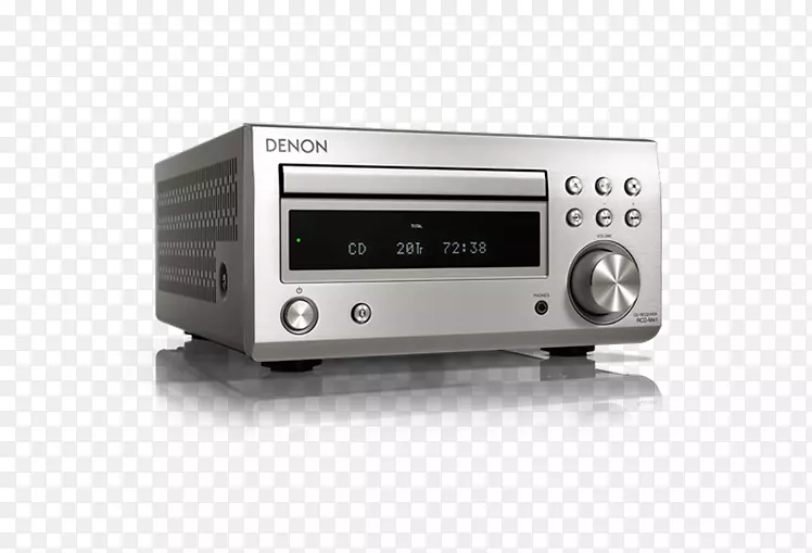 CD播放机Denon rcd-m41蓝牙高保真音频系统denon d-m41 dab蓝牙，cd，dab+，fm，黑人