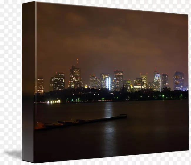 相框矩形城市景观-城市景观