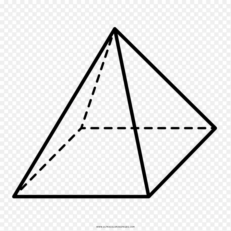 方形金字塔几何图形-金字塔