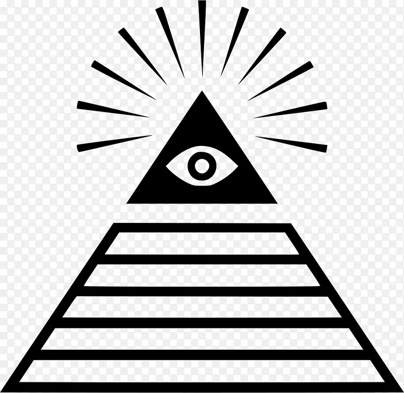 普罗维登斯金字塔剪贴画之眼-金字塔