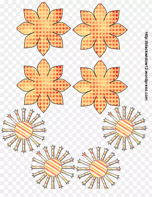 花纸花环花瓣花卉设计