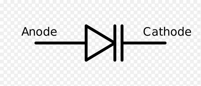 变幅肖特基二极管电子符号齐纳二极管符号
