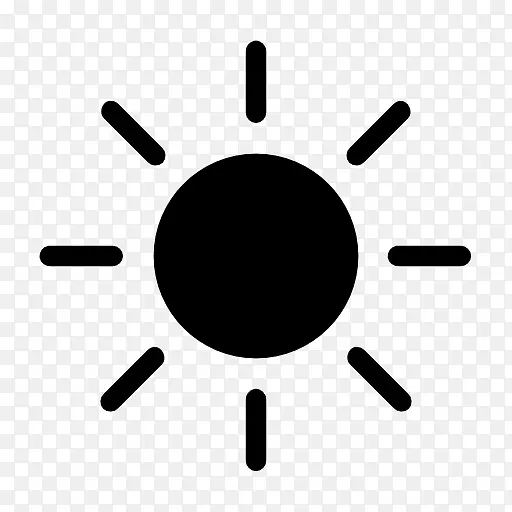 太阳光电脑图标太阳能灯