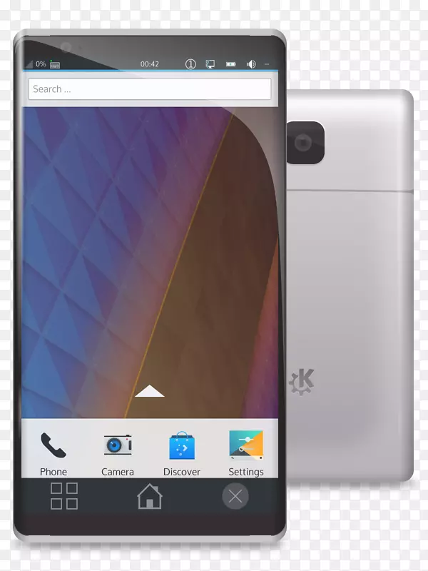 智能手机KDE等离子4手机KDE Neon-智能手机